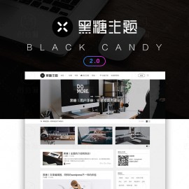 WordPress主题 卡片式主题模板 BlackMirror2.0 黑镜主题2.0 原创正版设计素材教程网